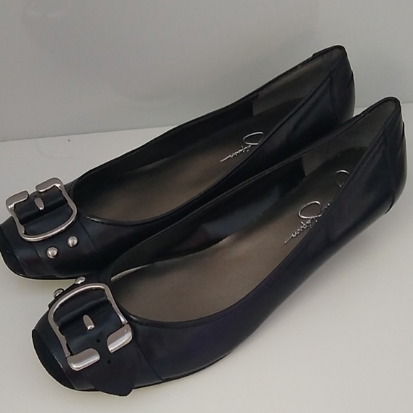 jessica simpson black flats